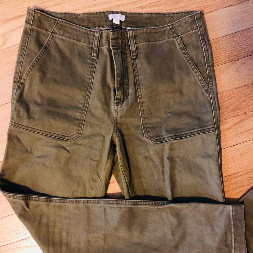 J Crew Olive Green Cargo Pants